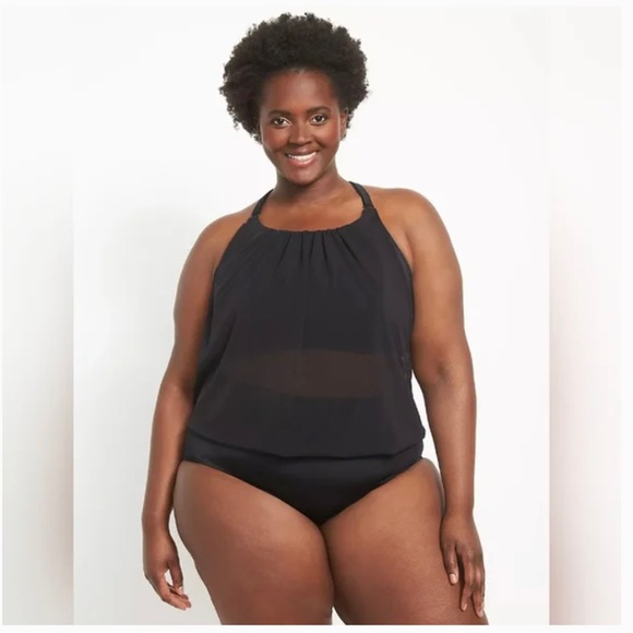Blouson Tankini Lane Bryant Tankini Tops Cacique Lane Bryant Mesh